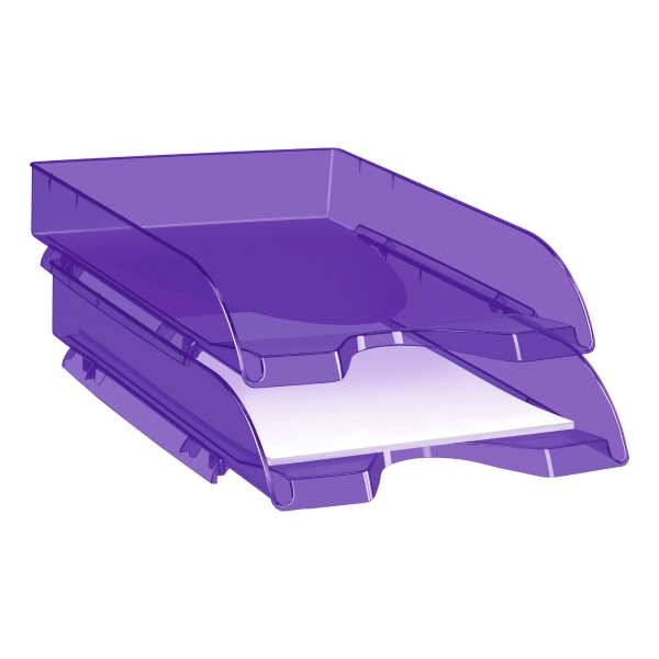CEP PRO TONIC LETTER TRAY 64 X 260 X 345MM TRANSLUCENT LILAC