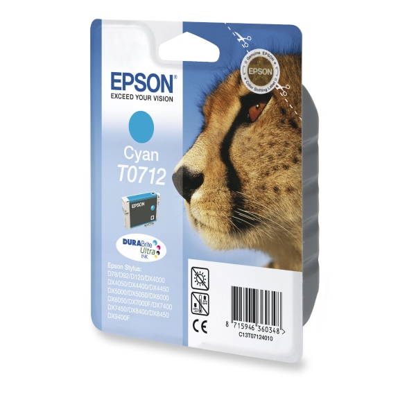 Epson T071240 inktcartridge blauw [5,5ml]