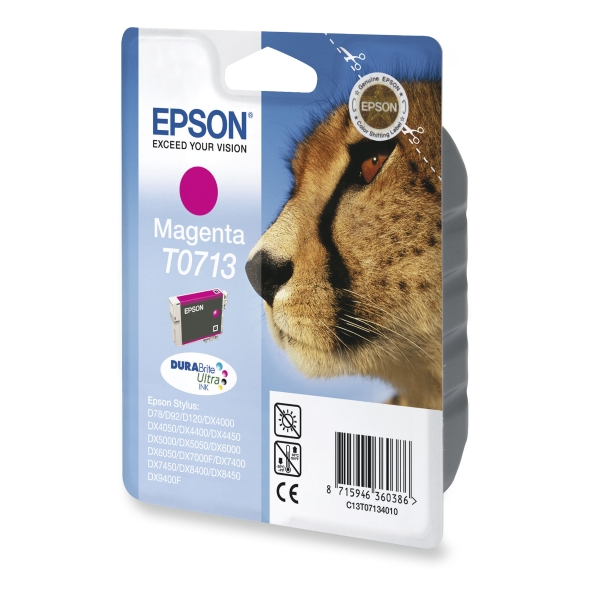 Epson T071340 ink cartridge red [5,5ml]
