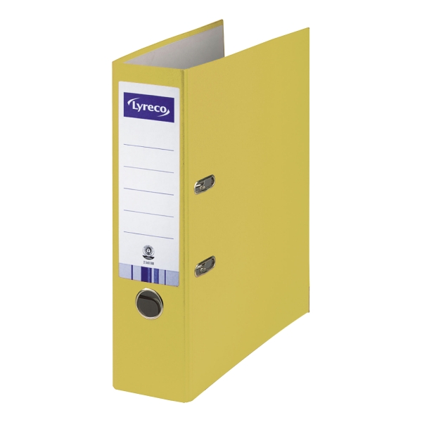Lyreco Lever Arch File Recycled A4 80mm Yellow