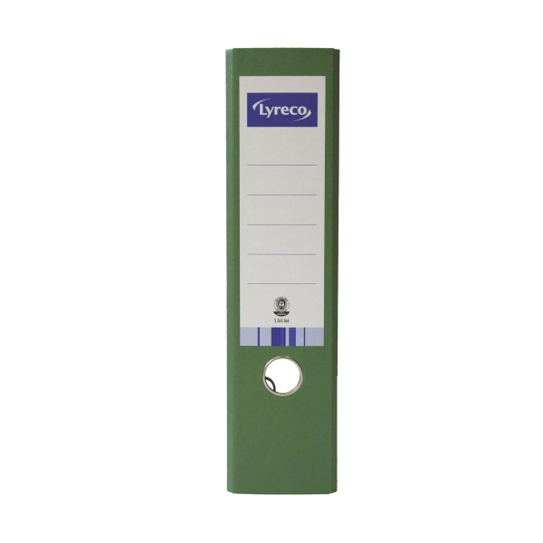 Lyreco Recycled Lever Arch File A4 80Mm Green