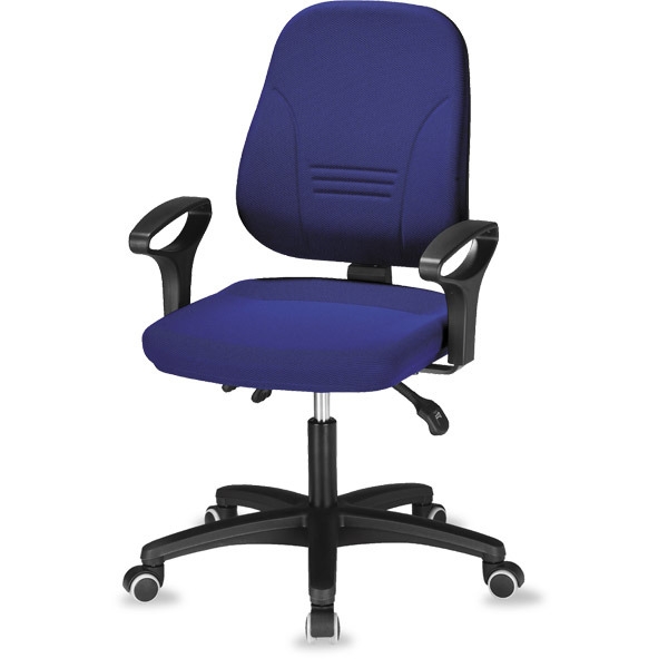 Prosedia Younico 1404 chair with asynchrone mechanism blue