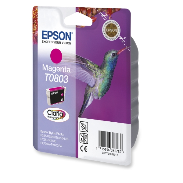 Epson T080340 ink cartridge red [7,4ml]