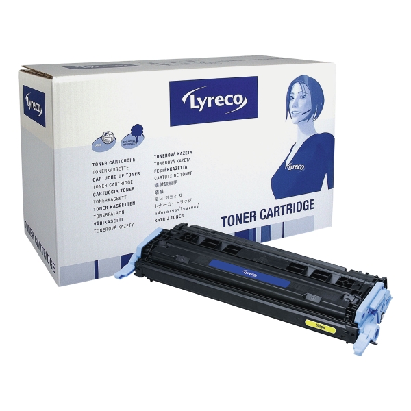Lyreco compatiblee HP laser cartridge Q6002A yellow [2.000 pages]