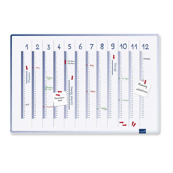 LEGAMASTER ACCENTS LINEAR YEARLY PLANNER COOL