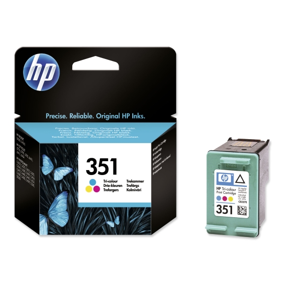 HP CB337E cartouche jet d'encre nr.351 couleur [3,5ml]