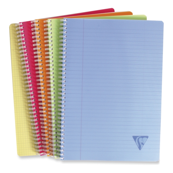 Clairefontaine 328146 Notebook Polypropylene Covered A4 Lined - Pack Of 5