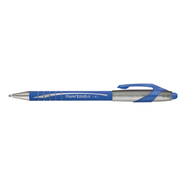Paper Mate Flexgrip Elite Ballpoint Pen Medium Retractable Blue - Box Of 12