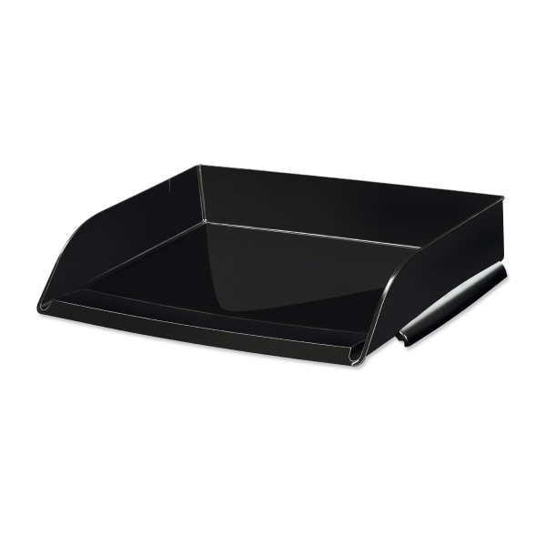 LYRECO LETTER TRAY WIDE ENTRY BLACK