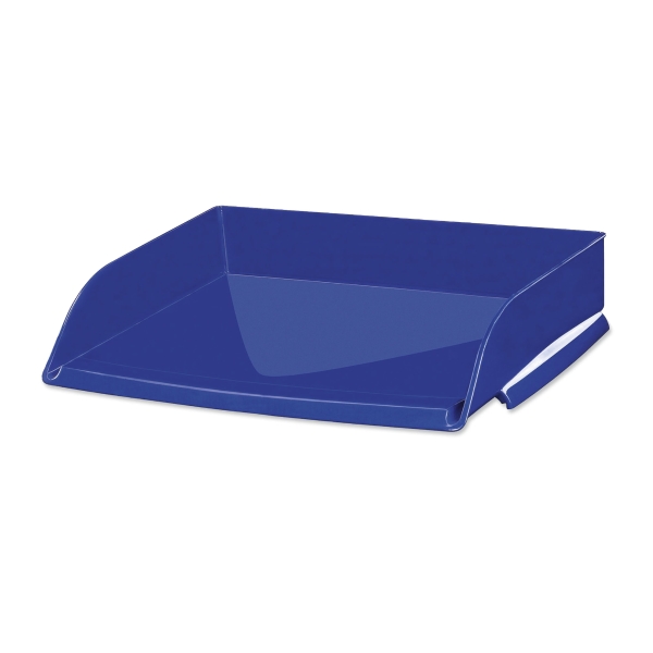 LYRECO LETTER TRAY WIDE ENTRY BLUE