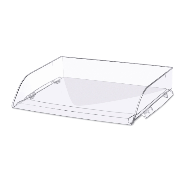 LYRECO LETTER TRAY WIDE ENTRY CRYSTAL