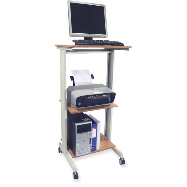 TWIN CLICK 6830-0 MOBILE PRINT STAND B/G