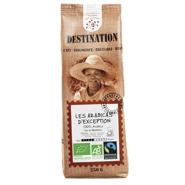 DESTINATION ASSORTED GROUND COFFEE EXCEPTION 250G