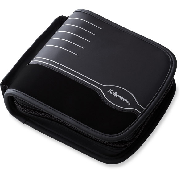 Fellowes 8500001 storage wallet for 32 CD/DVD anthracite + cleaning kit