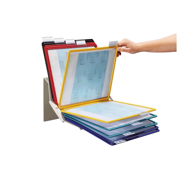 Durable VARIO PRO Table 10 - Display Panel System - Assorted Coloured Panels
