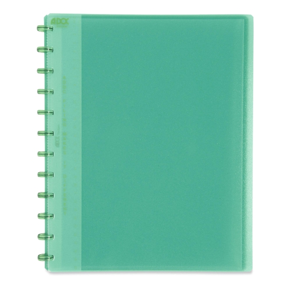 Adoc 5532200 display book A4 30 pockets green