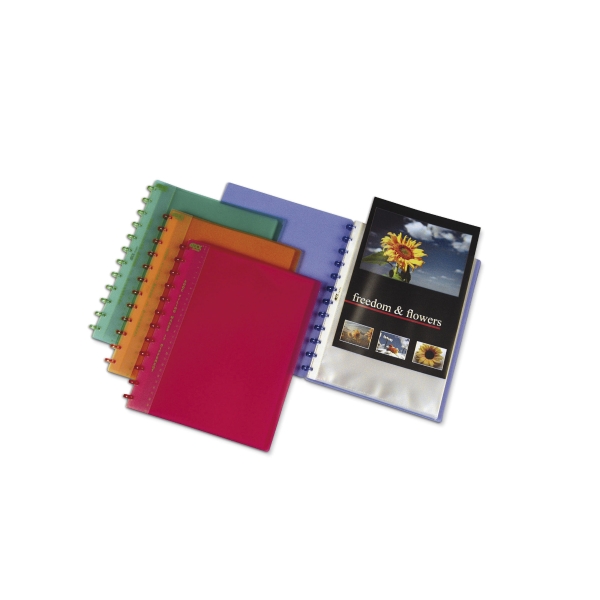 Adoc 5532600 display book A4 30 pockets orange