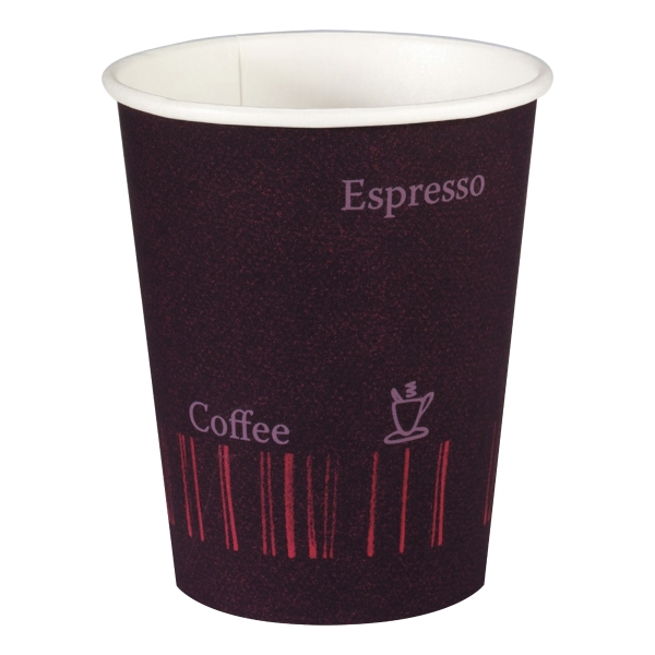 Gobelet simple paroi Espresso - PLA - 12 cl - imprimé - paquet de 80