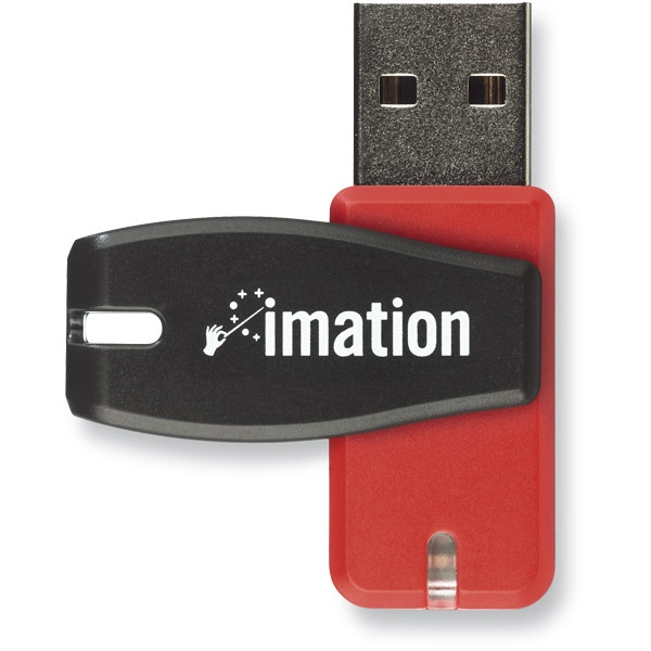 Imation Nano Pro swivel USB stick 10-4MB/sec - 8GB