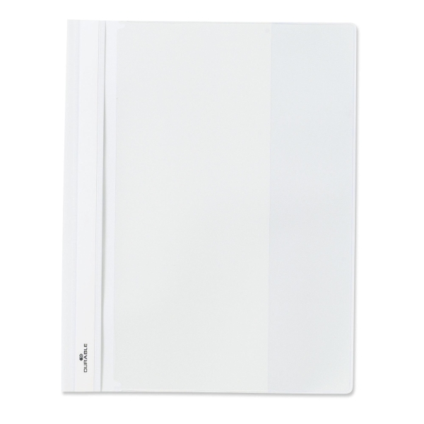 DURABLE DURAPLUS PVC FOLDER WHITE