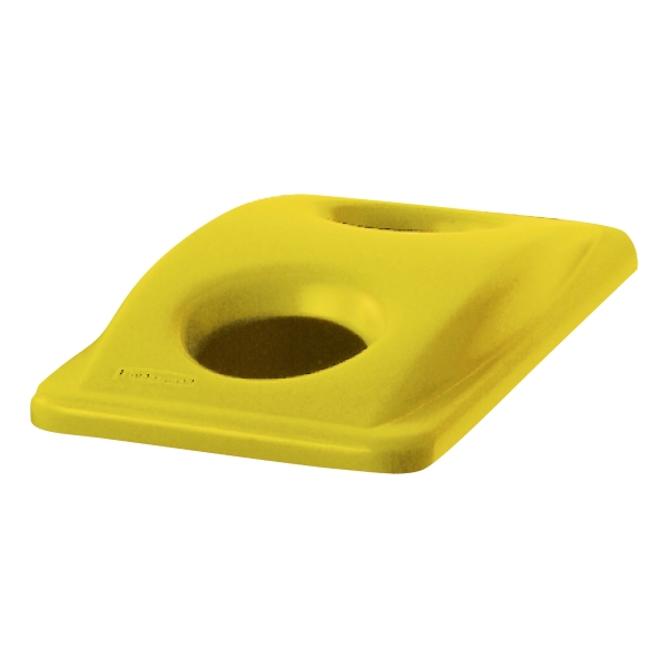 Slim Jim Yellow Recycling Station Lid