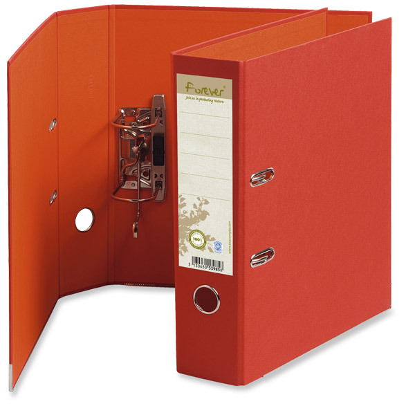 EXACOMPTA FOREVER LEVER ARCH FILE 80MM RED