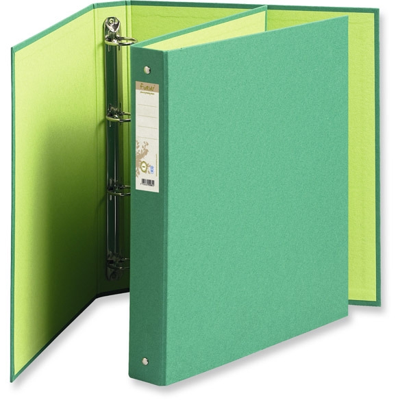 EXACOMPTA FOREVER 4-RING BINDER 30MM GREEN - BOX OF 10