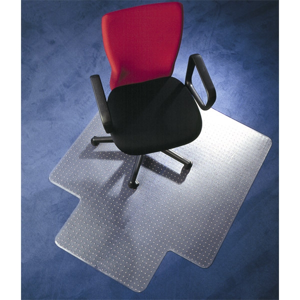 CLEARTEX CARPETCHAIRMAT PVC 120X90 W/LIP