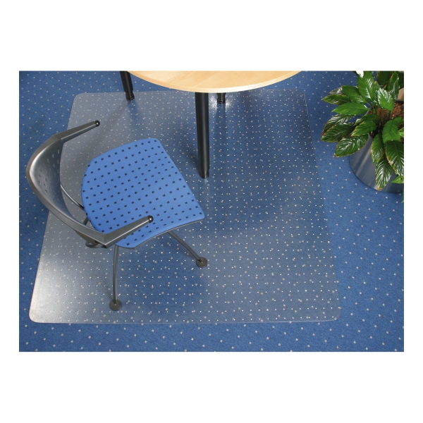 Podložka pod stoličku polykarbonátová Cleartex na koberce 120 x 150 cm
