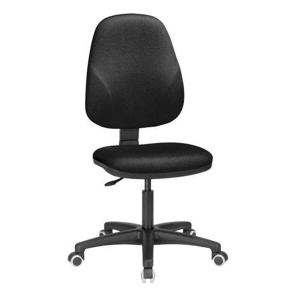 INTERSTUHL BASELINE PERMANENT CONTACT CHAIR MEDIUM BACK BLACK