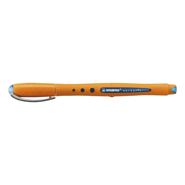 STABILO BIONIC WORKER ROLLER BALL PEN 0.6MM BLUE