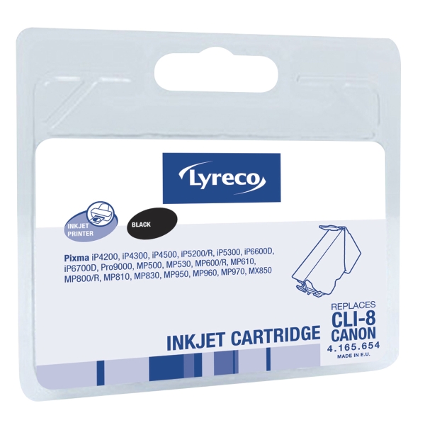 Lyreco compatible Canon ink cartridge CLI-8BK black [13ml]