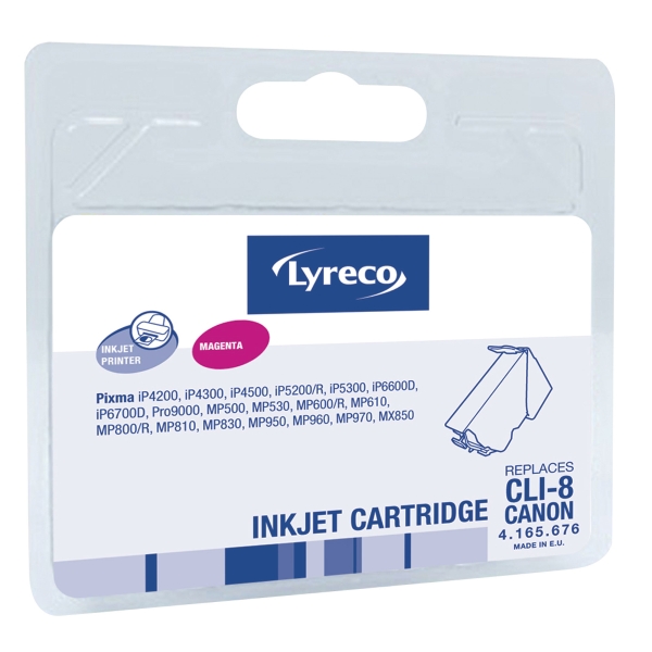 LYRECO CANON COMPATIBLE INKJET CARTRIDGE FOR CLI-8 MAGENTA