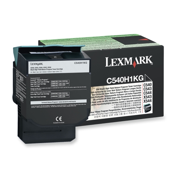 LEXMARK C540H1KG TONER C540/X543 2.5K BLACK