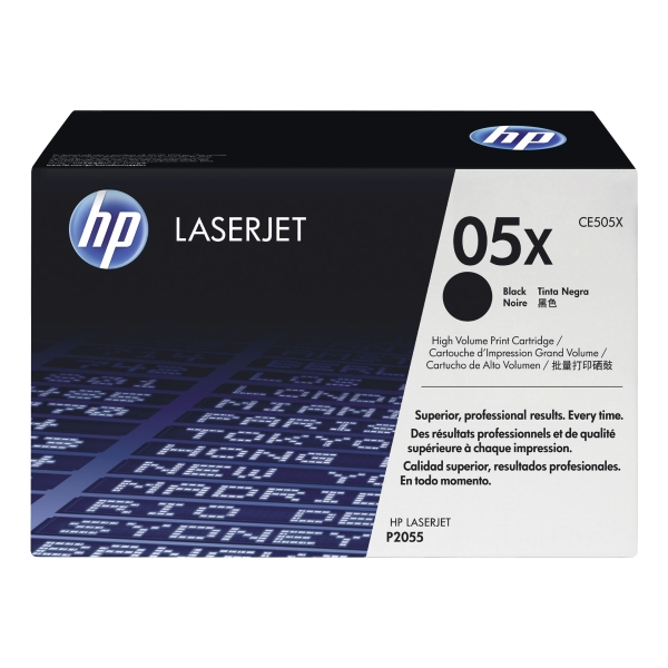 HP CE505X laser cartridge black high capacity [6.500 pages]