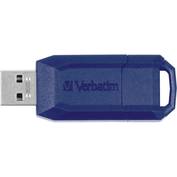 VERBATIM STORE 'N' GO RETRACTABLE USB FLASH DRIVE, 32 GB