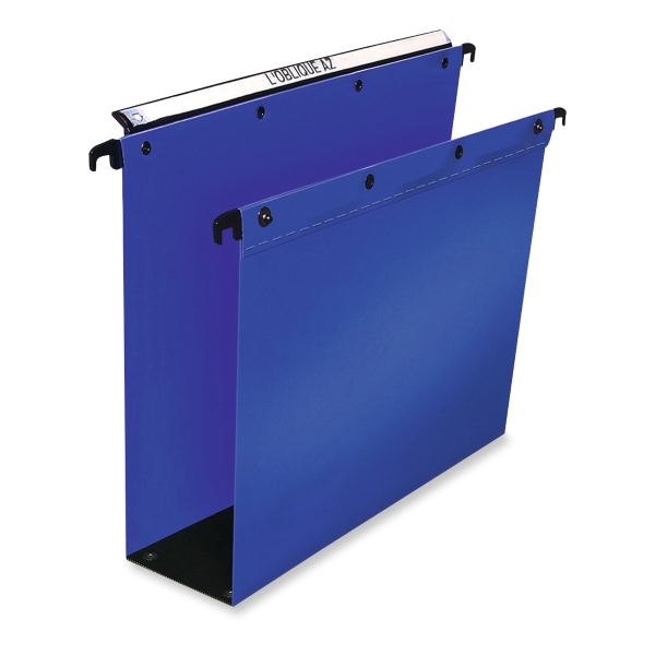 Elba Polypro Ultimate suspension files cupboards 80mm 330/275 blue - box of 10