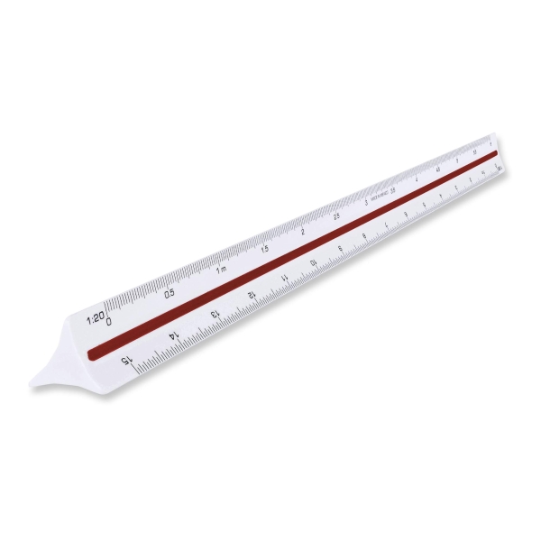 Maped Scale Ruler 1/20, 1/25, 1/50, 1/75, 1/100, 1/125