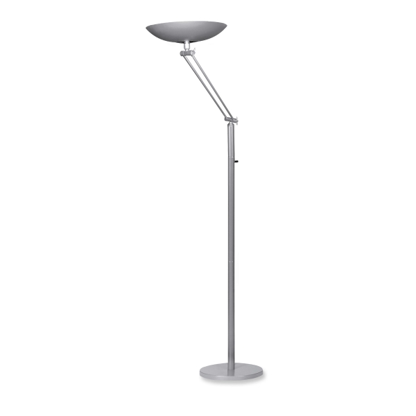 Unilux Varialux Uplight, LED, 180 cm high, metal grey