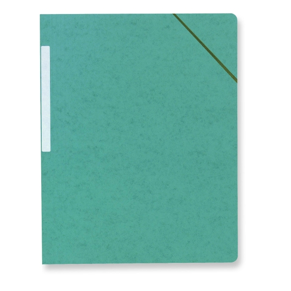 LYRECO PRESSPAHN FOLDERS GREEN - PACK OF 10