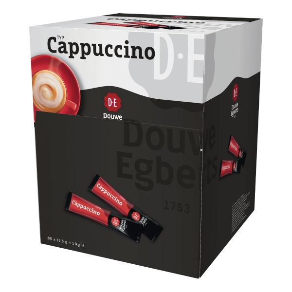 DOUWE EGBERTS CAPPUCCINO COFFEE STICKS - BOX OF 80 test