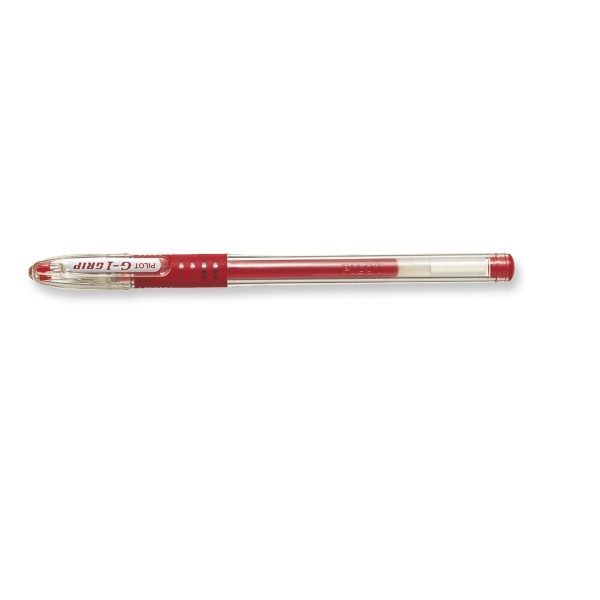 Pilot G-1 Grip navulbare gelroller met dop 0,5mm rood