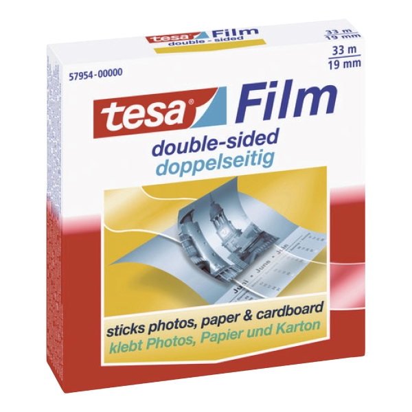 TESAFILM DOUBLE-SIDED TAPE 19MM X 33M