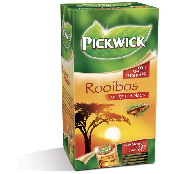 PICKWICK PACK OF 25 TEA SEALED ENVELOPES - ROOIBOS SPICY TEA