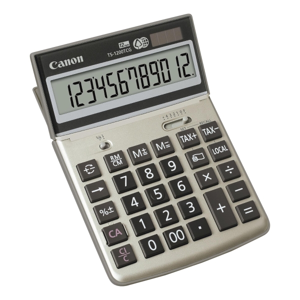 Canon TS-1200TCG desk calculator gray - 12 numbers