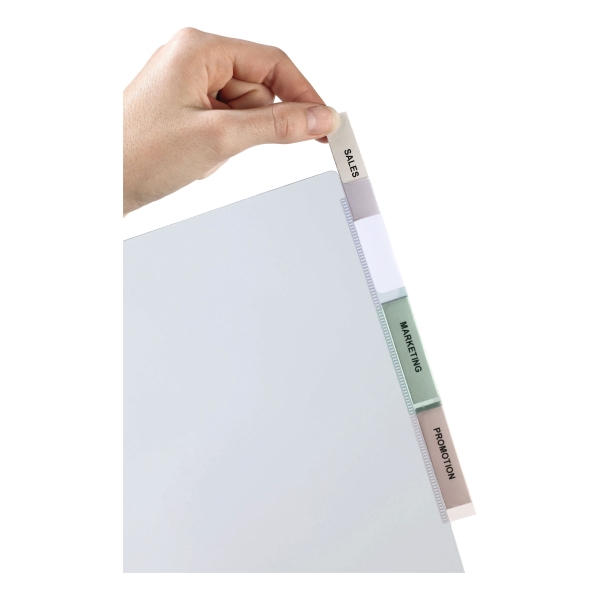 AVERY A4 DIVIDERS WITH INSERTABLE TABS