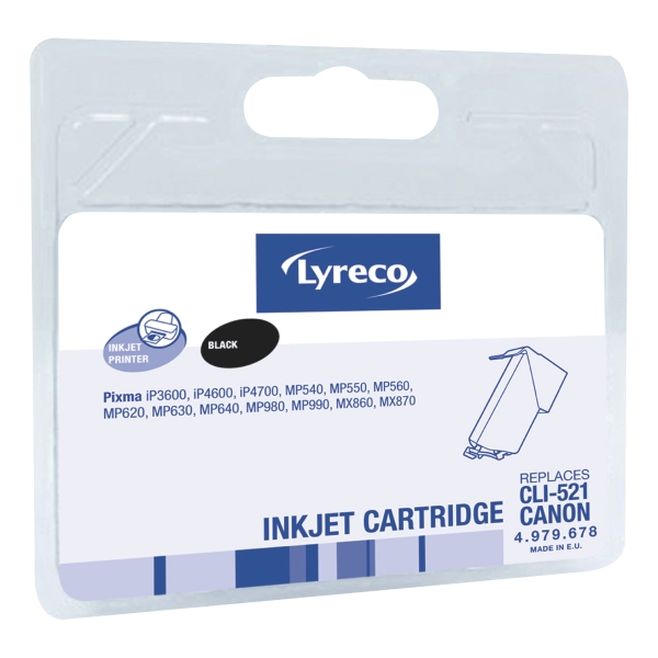LYRECO CANON CLI-521BK COMPATIBLE INKJET CARTRIDGE BLACK
