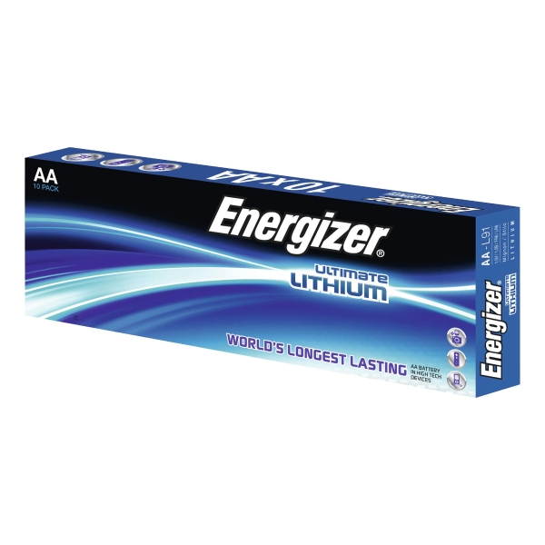 Energizer Ultimate Lithium AA Batteries - 10 Pack