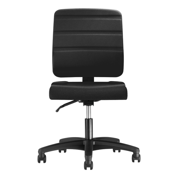 YOUROPE 4401 MEDIUM BACK OPERATORS CHAIR BLACK - ARMS NOT INCLUDED
