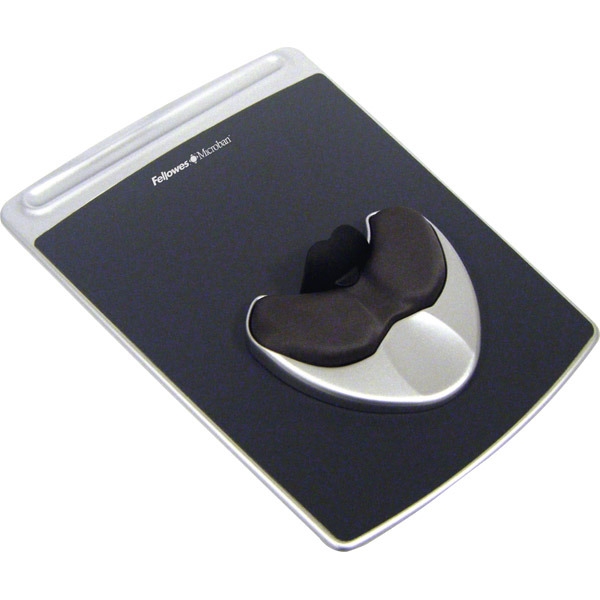 Fellowes 9373004 Health-V Easy Palm mousepad and rest gel black